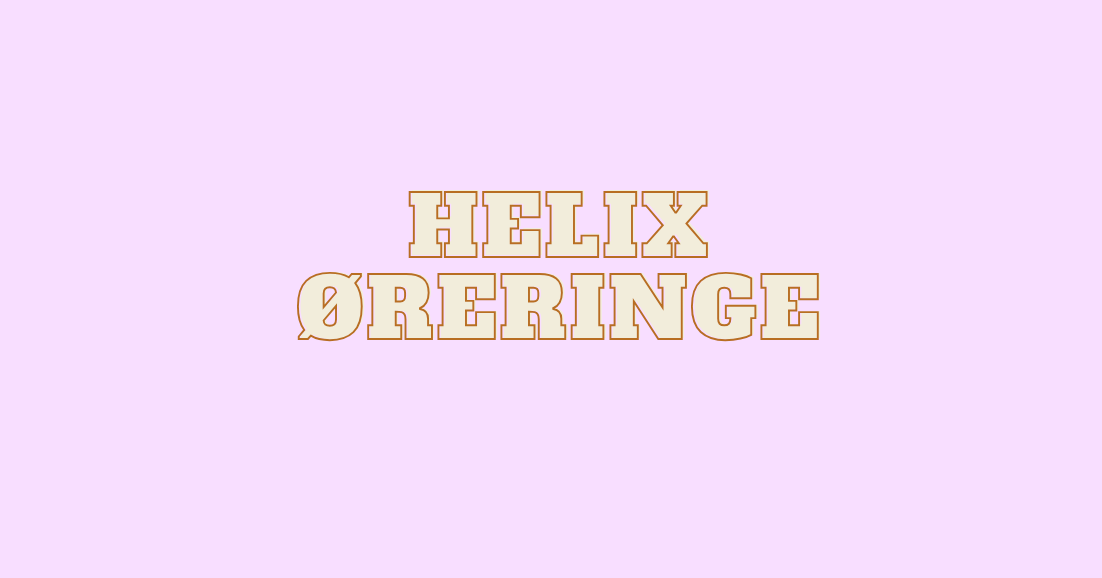 Helix øreringe